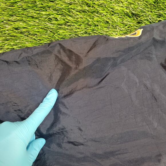 VTG 90s Champion St. Pius X Varsity Windbreaker Jacket Mens XL Oversized V-Neck - Picture 5 of 6